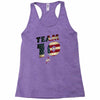 team 10 american flag Racerback Tank