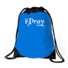 i pray 2 god Drawstring Bags