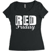 red friday Women's Triblend Scoop T-shirt