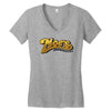 moes Women's V-Neck T-Shirt