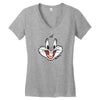 looney tunes bugs Women's V-Neck T-Shirt