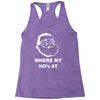 where my hoes Racerback Tank