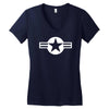 us air force retro Women's V-Neck T-Shirt