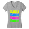 dance dance Women's V-Neck T-Shirt
