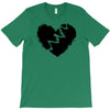 broken heart xxx black T-Shirt