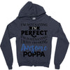 awesome poppa Zipper Hoodie