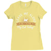 leave me alone talking to my cat today Ladies Fitted T-Shirt