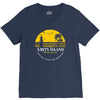amity island jaws inspired movie shark printed V-Neck Tee