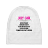 July Girl Hated By Many Baby Beanies