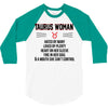 Taurus Woman 3/4 Sleeve Shirt