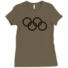olympic rings Ladies Fitted T-Shirt