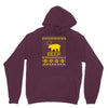 ugly sweater party beer bear funny Hoodie
