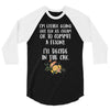 ice cream or a felony 3/4 Sleeve Shirt
