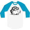 nerd penguin 3/4 Sleeve Shirt