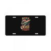 never surrender License Plate