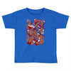 rood en wit Toddler T-shirt