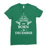 the best teachers are born in december Ladies Fitted T-Shirt