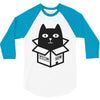 cats love boxes 3/4 Sleeve Shirt