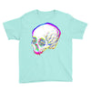 skull glitch Youth Tee