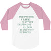 everything i like girls 3/4 Sleeve Shirt
