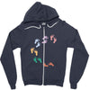 Baby Colorful Foot Zipper Hoodie