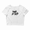 punks not dead exploited punk rock hooded sweatshirt vintage style dis Crop Top