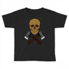 skull wood Toddler T-shirt