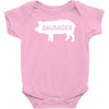 pig sausages funny Baby Onesie