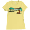 save the trees Ladies Fitted T-Shirt