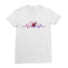 Colorful Space Ladies Fitted T-Shirt