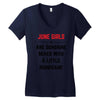 June Girls Women's V-Neck T-Shirt