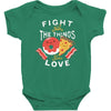 fight for the things you love pizza donuts Baby Bodysuit