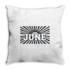 legends are born in june Throw Pillow