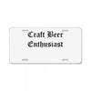 craft beer License Plate