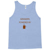 Grandpa Powered by coffee Tank Top