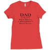dad a sons first hero Ladies Fitted T-Shirt