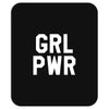 girl power white logo Mousepad