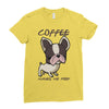 coffee makes me poop Ladies Fitted T-Shirt