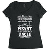 There's This Girl Who Stole My Heart She Calls Me Uncle Women's Triblend Scoop T-shirt