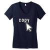 Copy Paste Matching Women's V-Neck T-Shirt