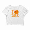 i love dbz Crop Top