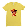brid funny logo Ladies Fitted T-Shirt