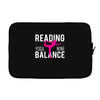 Reading Yoga Wine Balance Laptop sleeve