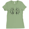 moon and sun Ladies Fitted T-Shirt