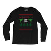 ugly dinosaur christmas Long Sleeve Shirts