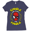 friendly neighborhood single man Ladies Fitted T-Shirt