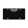 faber License Plate