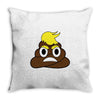 trump shit pocket Throw Pillow