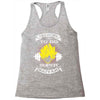 Trainning To Go Super Saiyan Racerback Tank