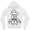 I WAS NORMAL 3 DOGS AGO Zipper Hoodie
